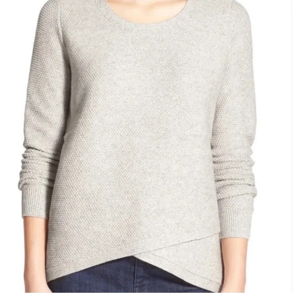 Madewell Feature Pullover Sweater Oatmeal Size XS